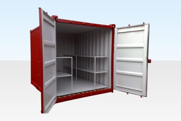 8ft x 8ft Flat Floor Bunded Store For Sale