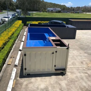 40ft outdoor shipping container swimming pool for sale