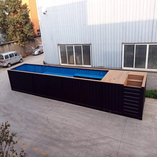 40ft outdoor shipping container swimming pool for sale - Image 5