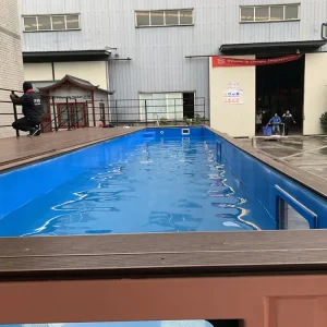 Sport Swimming Pool Container with Fiberglass Liner