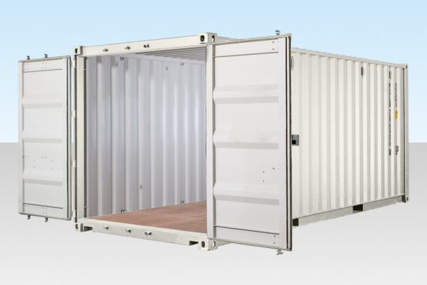 20ft Shipping Container (One Trip) White (RAL 9003) for sale - Image 3
