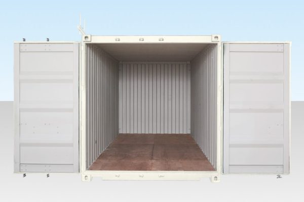 20ft Shipping Container (One Trip) White (RAL 9003) for sale - Image 5